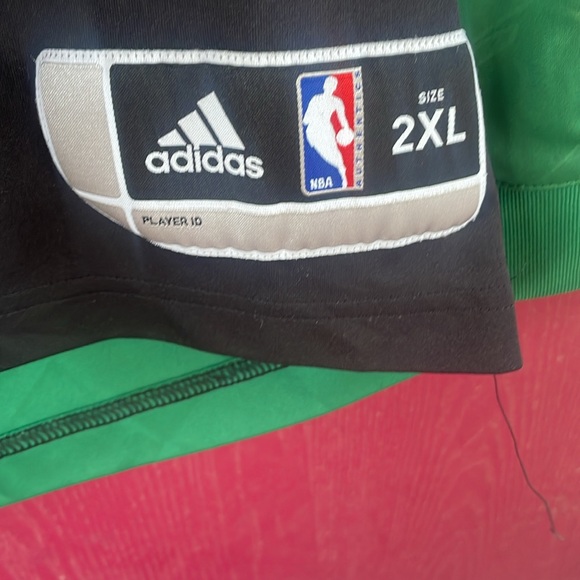 BOSTON Celtics  NBA ADIDAS Long Sleeve WARM UP Jersey 2xl - Picture 4 of 9